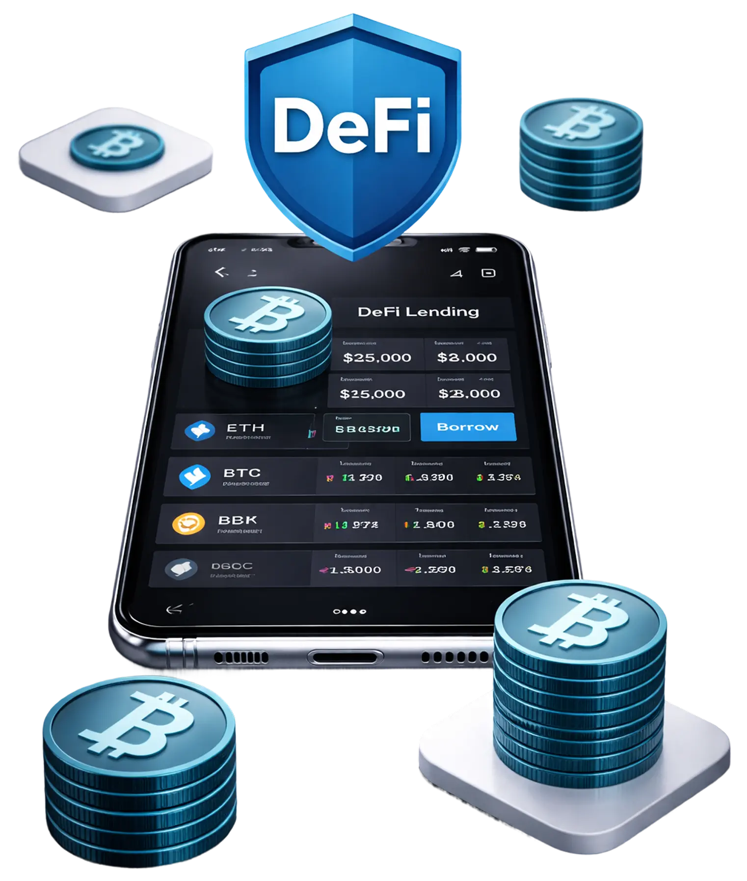 Developing a Secure DeFi Lending and Staking Platform